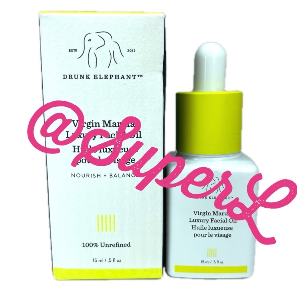 NEW Drunk Elephant Virgin Marula Luxury Face Oil Moisturizer Serum Primer